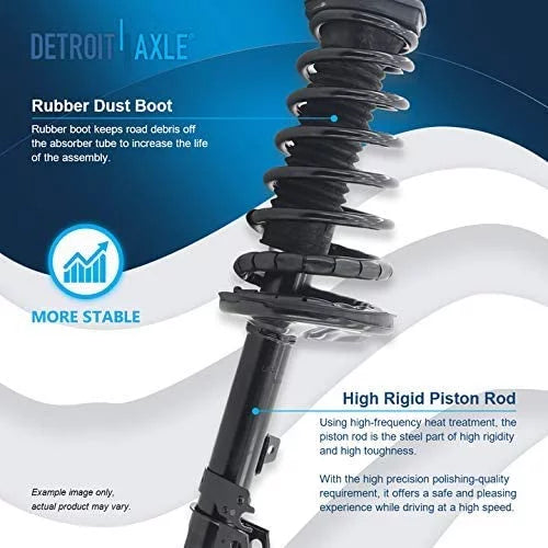 Quick Replacement Solara 2 1999 [2.2L] Rear Detroit 1997 Struts Assembly Install 2001 Springs Complete - Ready Struts w/Coil Camry, Toyota 1999-2003 Axle Struts for 1998 2000