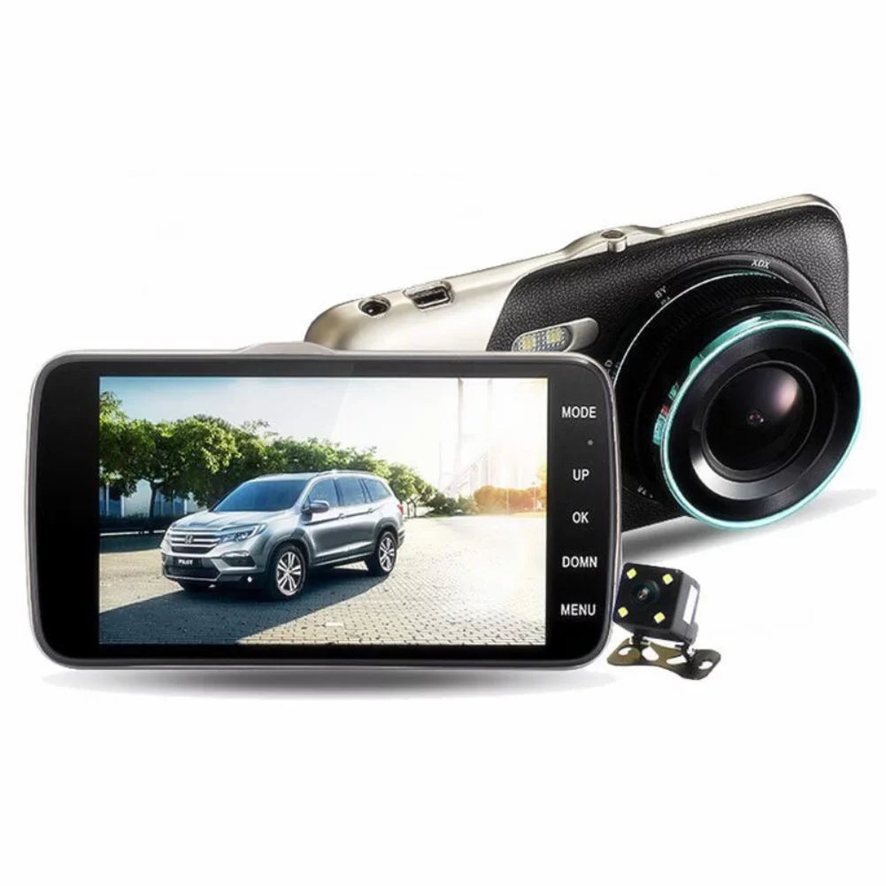 vision view recorder inch recording HD Driving dual car 1080P 3.6 video night DVR rear recorder