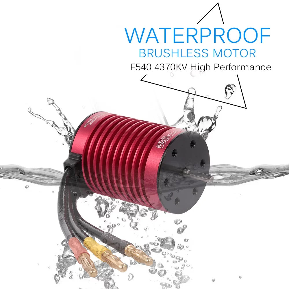 ESC Brushless Motor HOBBY Car Eccomum with BEC for SURPASS Waterproof 4370KV RC 45A F540 1/10 Truck