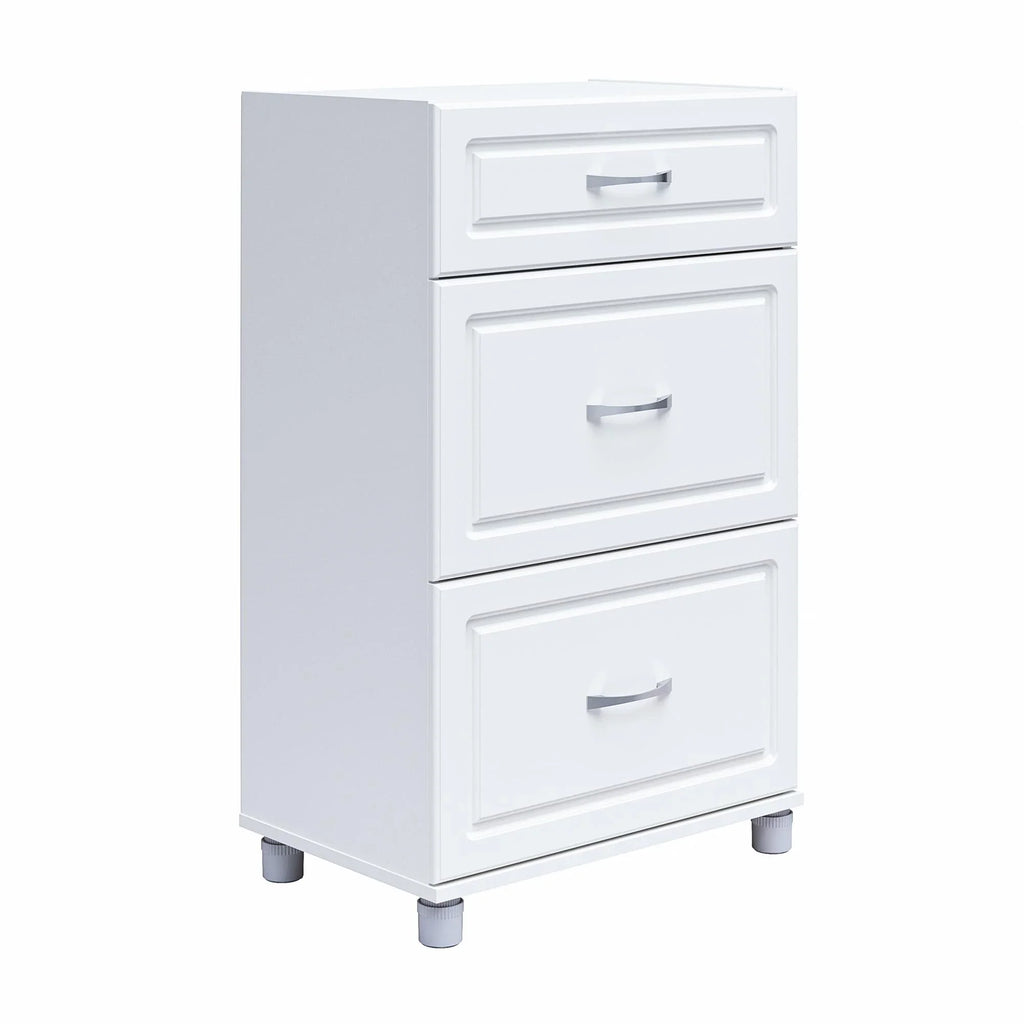 Kendall Garage Cabinet, White Evolution 3 Systembuild Storage 24" Base Drawer