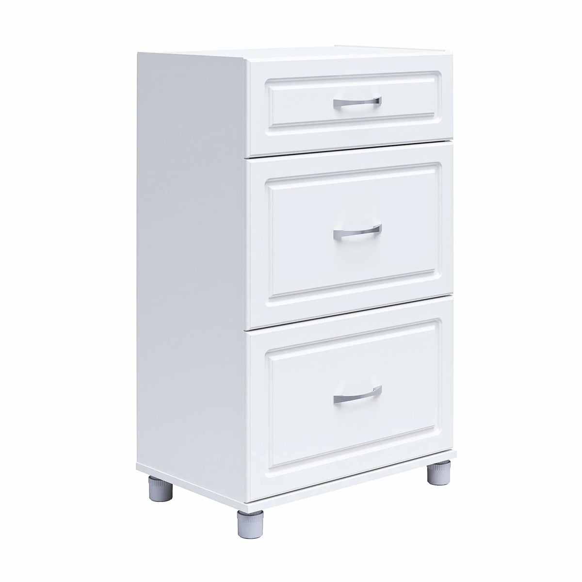 Kendall Garage Cabinet, White Evolution 3 Systembuild Storage 24" Base Drawer