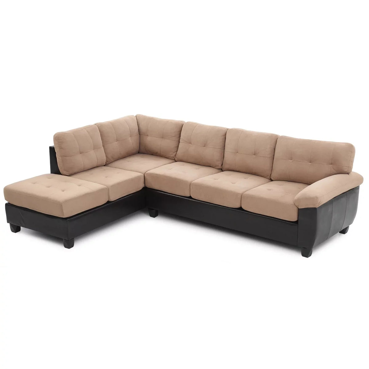 G908B-SC Sectional , Homestock Mocha Retro Renaissance