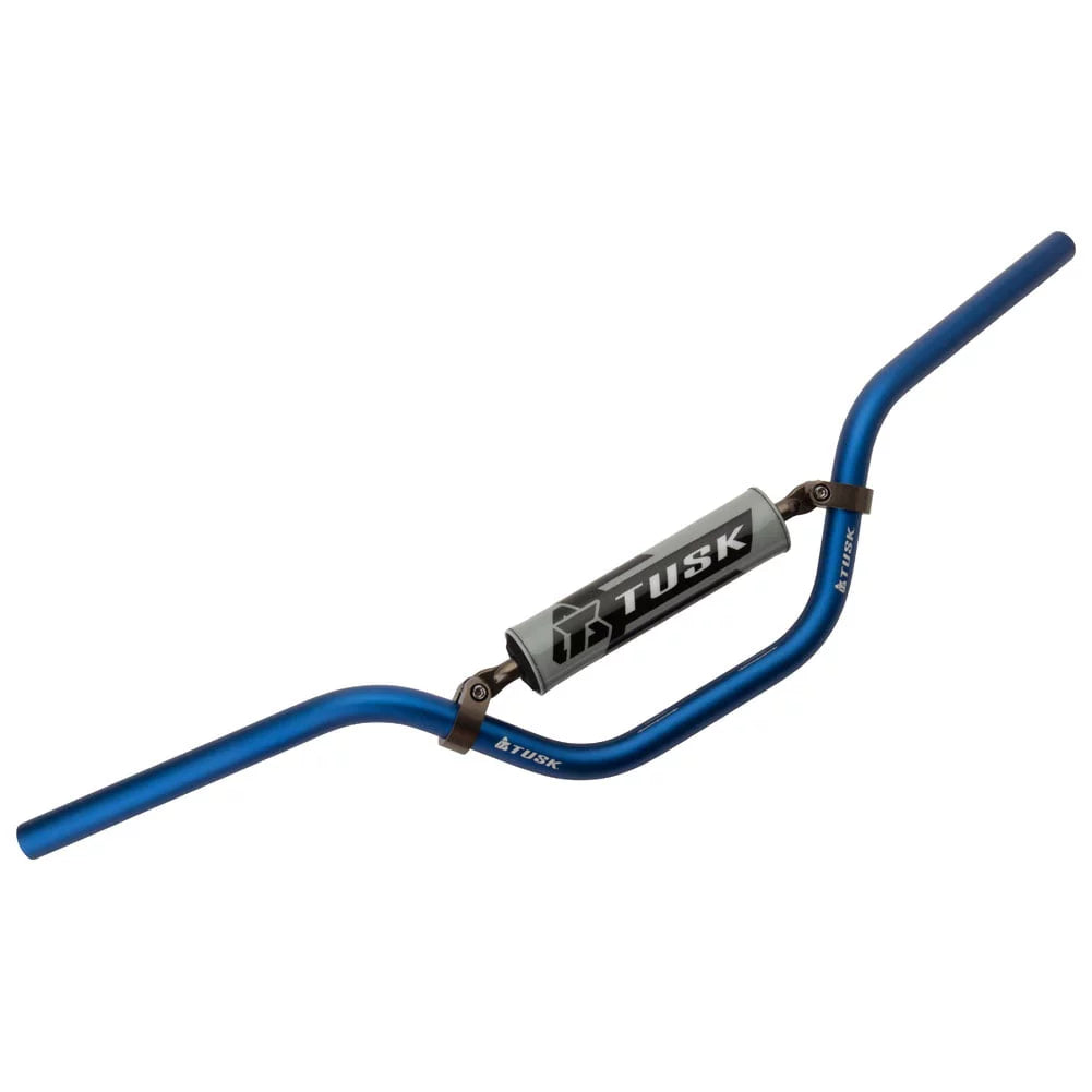 Blue T-10 7/8" Aluminum Bend LEM CR 1997-2000 LX2 Tusk For Mini Handlebar