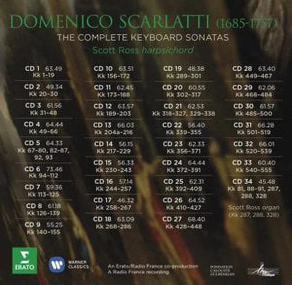 Scarlatti Works CD Classical - - Keyboard Comp -
