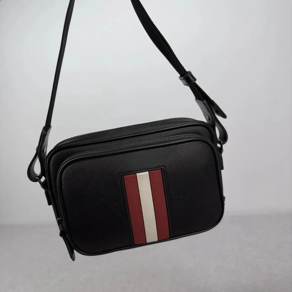 Shoulder Luxury Bag Business Quality Crossbody Chest Casual Shoulder Bag Bag Commuter B Style High Bag Men's Leather Genuine