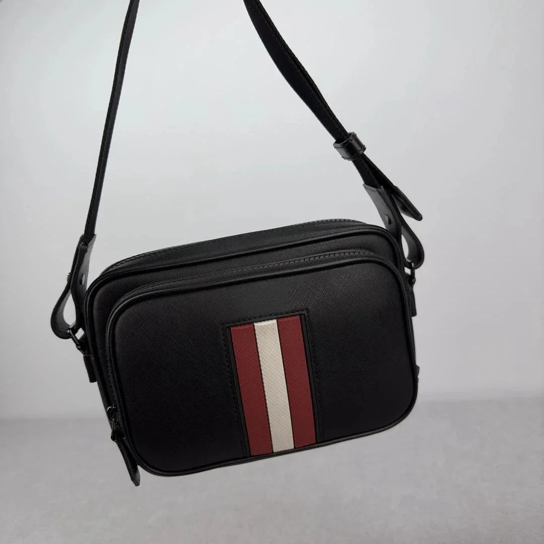 Shoulder Luxury Bag Business Quality Crossbody Chest Casual Shoulder Bag Bag Commuter B Style High Bag Men's Leather Genuine
