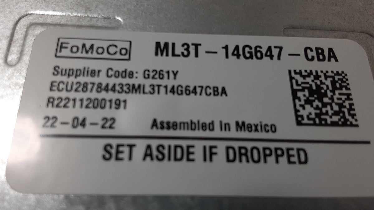 ML3T-14G647-CBA Ford Pre-Owned Backup (Good) OEM Assist 2023 Driver Camera Trailer Module F150
