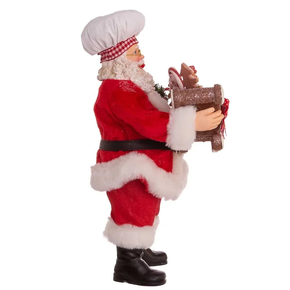 with Fabriché Sleigh 10.5-Inch Kurt Chef Gingerbread Adler Santa