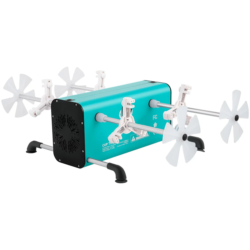 for Kit with Adjustable Machine Tumbler, Rotator Glitter 4 Cup 4 for Turner Independent Tumbler Speeds Removable 2 Crafts Arms, Multiple and Motor, Epoxy Mute 4 Crafts BENTISM Spinner DIY Switches