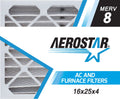 of Aerostar and Merv Filter - Box Furnace 3 16x25x4 AC 8,