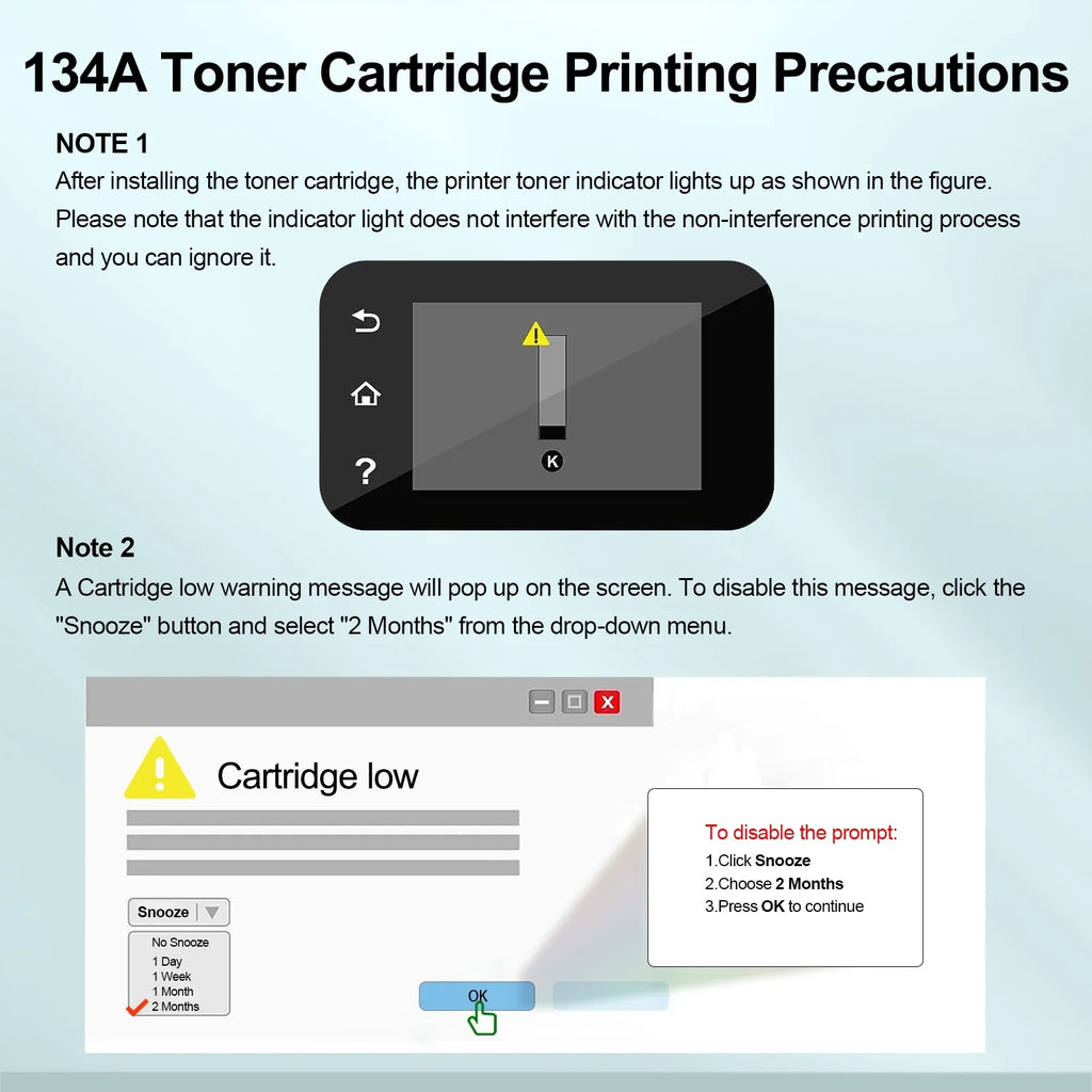 Replacement Laserjet Toner MFP M234sdw HP HP M234dw M209dw GREENCYCLE with 8 Cartridge (No Printer for W1340A 134A Black Compatible Chip) M234sdn