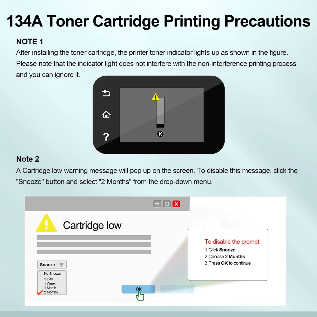 Replacement Laserjet Toner MFP M234sdw HP HP M234dw M209dw GREENCYCLE with 8 Cartridge (No Printer for W1340A 134A Black Compatible Chip) M234sdn