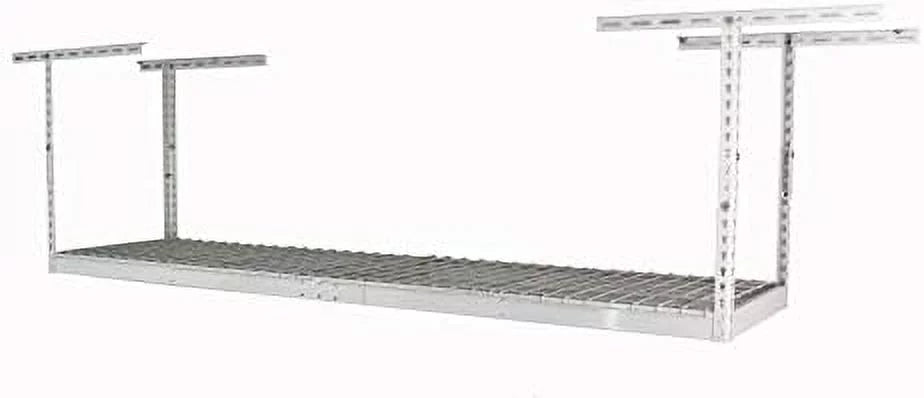 storage 18"-33") adjustable 2x8 overhead (white, weight overhead - rack garage capacity - height pound rack steel storage 400