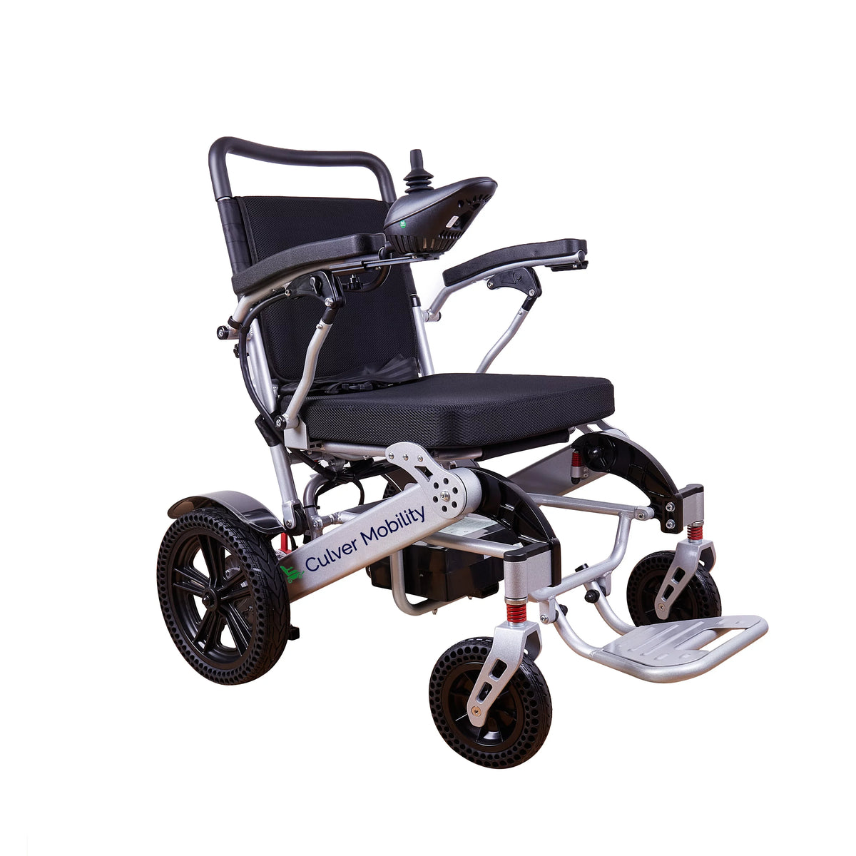 Alton Foldable Electric Wheelchairs Mobility 360lbs - Power miles - 500W SILVER 20 - Exclusive - Lightweight and
