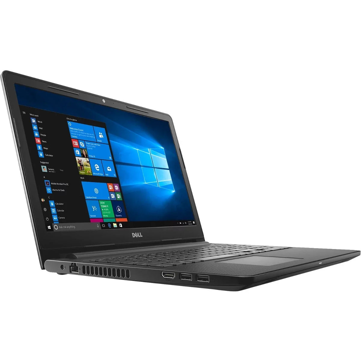 SSD, DDR4, i3, Dell (Intel 620) Win 8GB 128GB 10, Computer HD Laptop i3567-3465BLK 15.6 Intel graphics