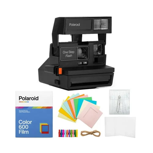 Instant Film Camera & 600 with Flash Accessory 600 Bundle Polaroid OneStep Color