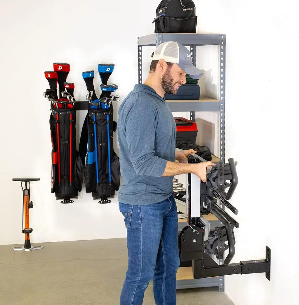 Rack Holds Lbs Organizer, Cargo Storage, Bike (1.25 Storeyourboard Hanging Mount, 175 Wall Hitch Max Trailer Garage Inch) And Hitch Receiver