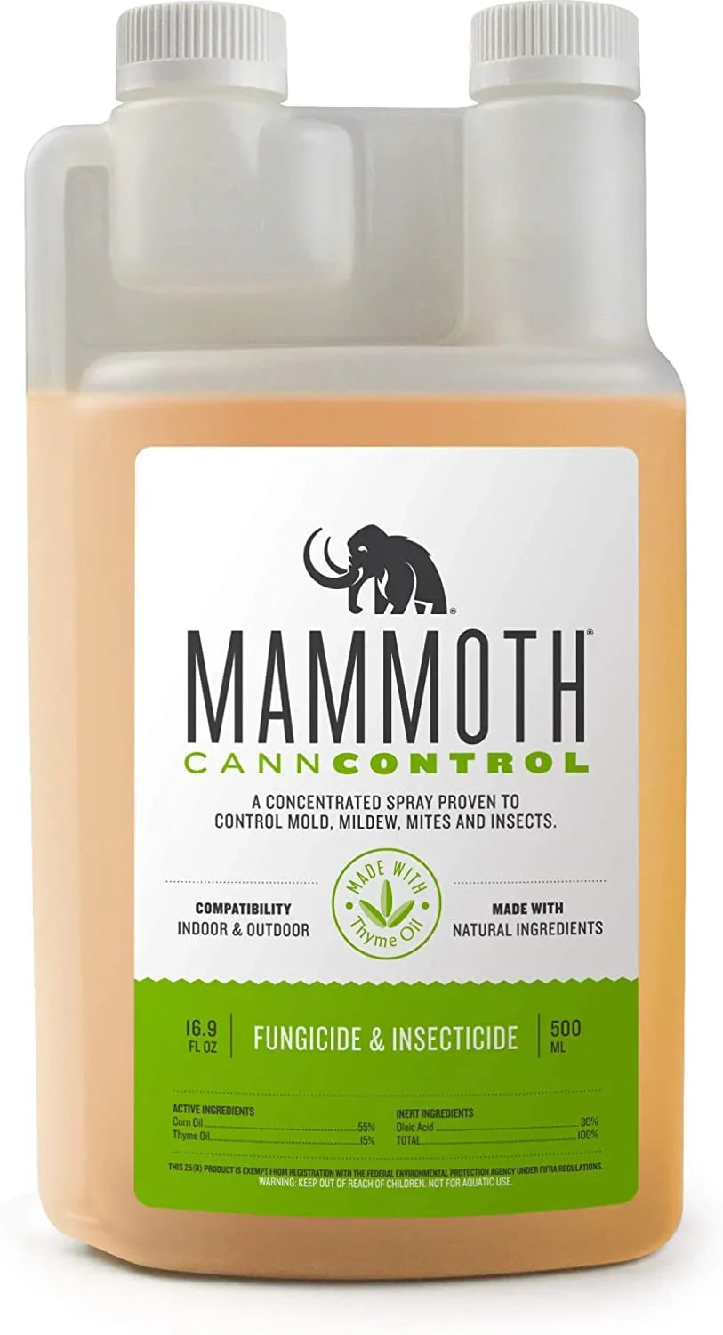 Indoor Natural Mites (500 Concentrated Plants Mammoth Thrips for Fungicide ELIMINATES Outdoor Insecticide Spray Miticide Powdery Insecticide CANNCONTROL Mildew Plants, for Spider Spray Whiteflies mL)