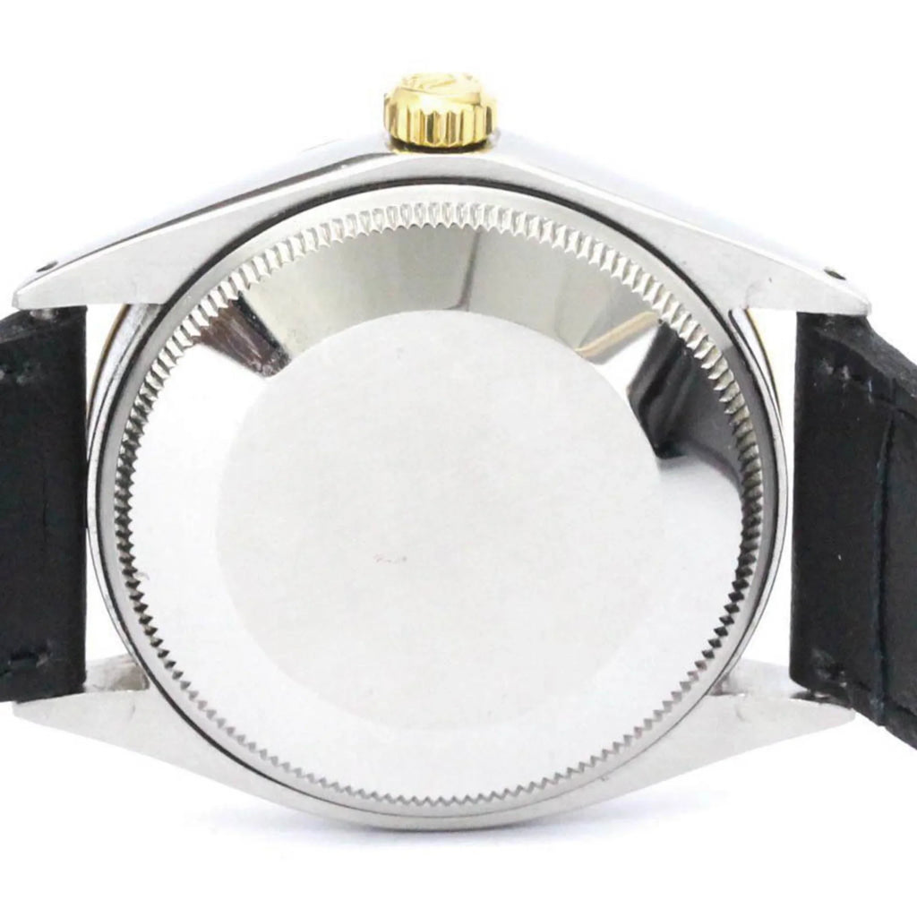 Mens Vintage Oyster Perpetual BF560275 18K Airking ROLEX Yellow Steel Used Gold Authenticated Watch