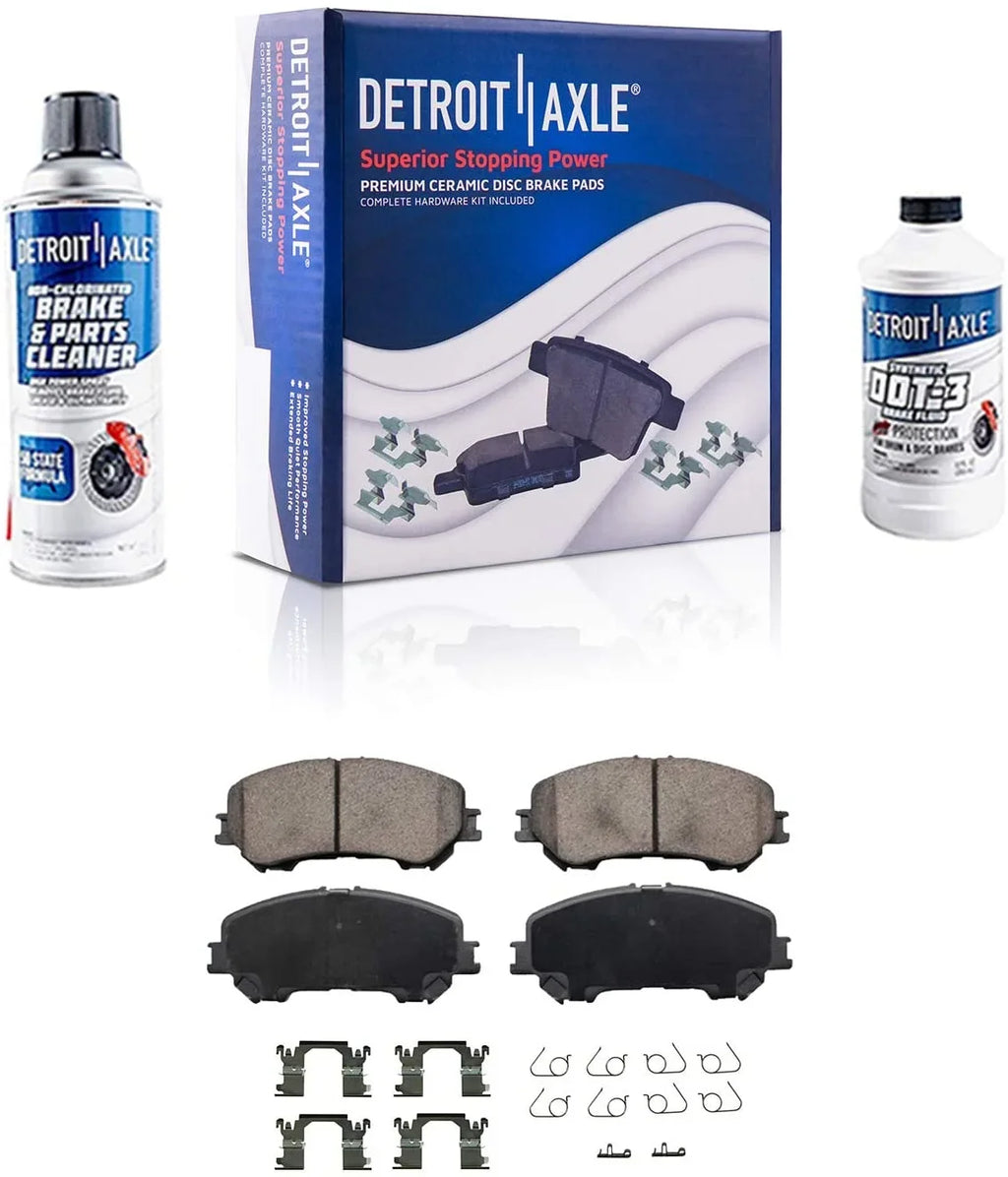 2015 and Pads Rear - Rotors Brakes Rotors 2015 Detroit Drilled & Ceramic & Slotted Brake Nissan Brake Rogue Front 11.65" 2016 2014 Kit Axle 2016 for Replacement: 2017