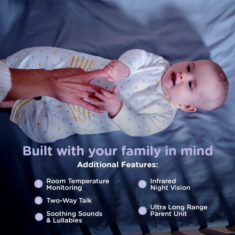 Pal Nursery Baby and Hubble with Function Glow, Wi-Fi Tilt, Pan, Zoom Monitor Connect