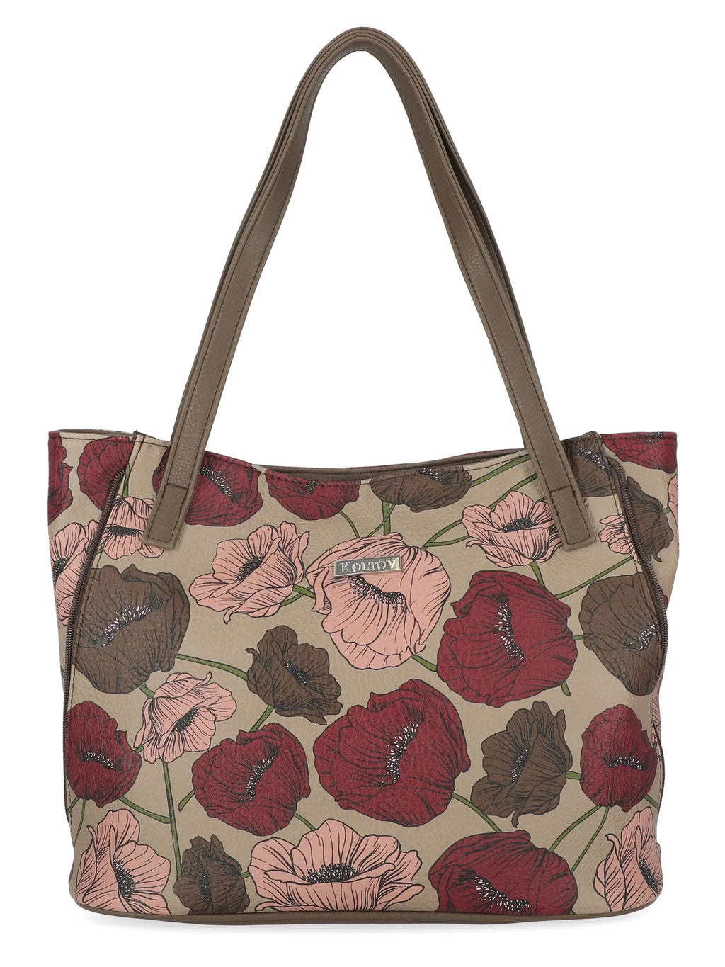 Emily East Bay / Vegan Marbella Leather Leaf Koltov Tote, West