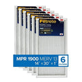 0.78) Ultimate 1900, Air Filtrete 13.81 dimensions 14x30x1, 6-Pack x Furnace Healthy (exact 29.81 Living Allergen, MPR x AC Filter,