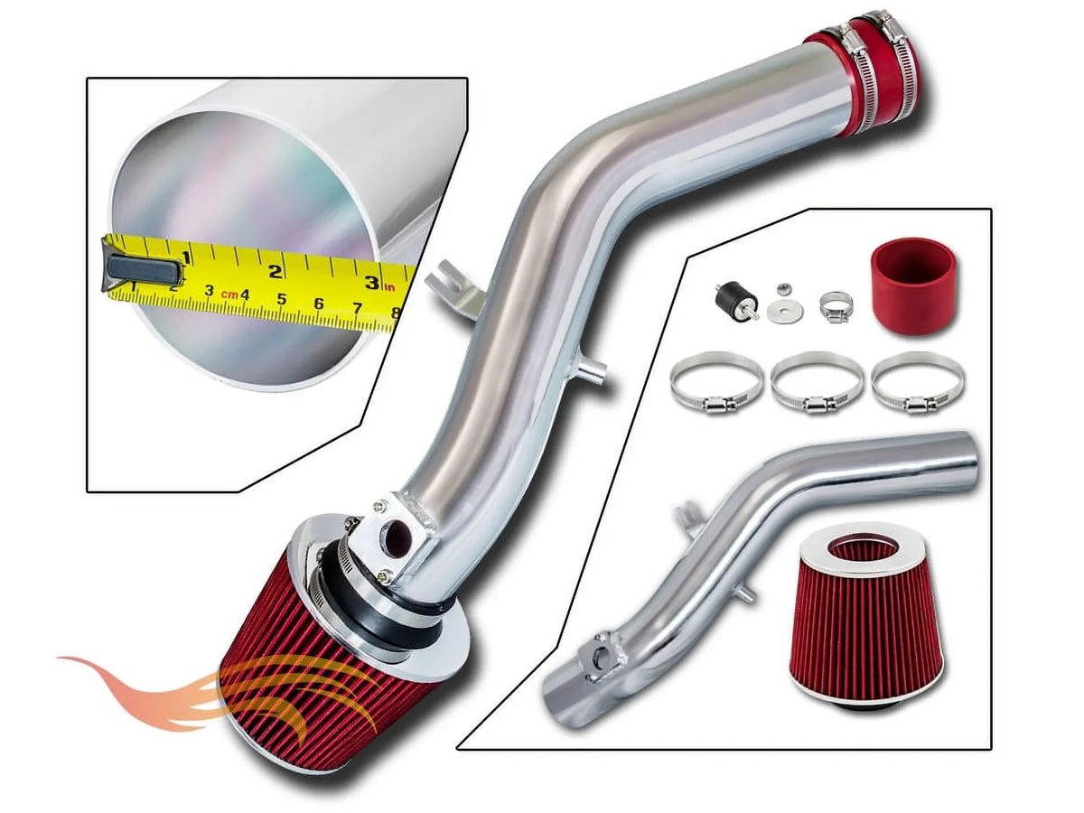 IS350 Intake RED Filter Combo Compatible Short IS250 06-11 Racing Air Ram + / Lexus For Kit Rtunes