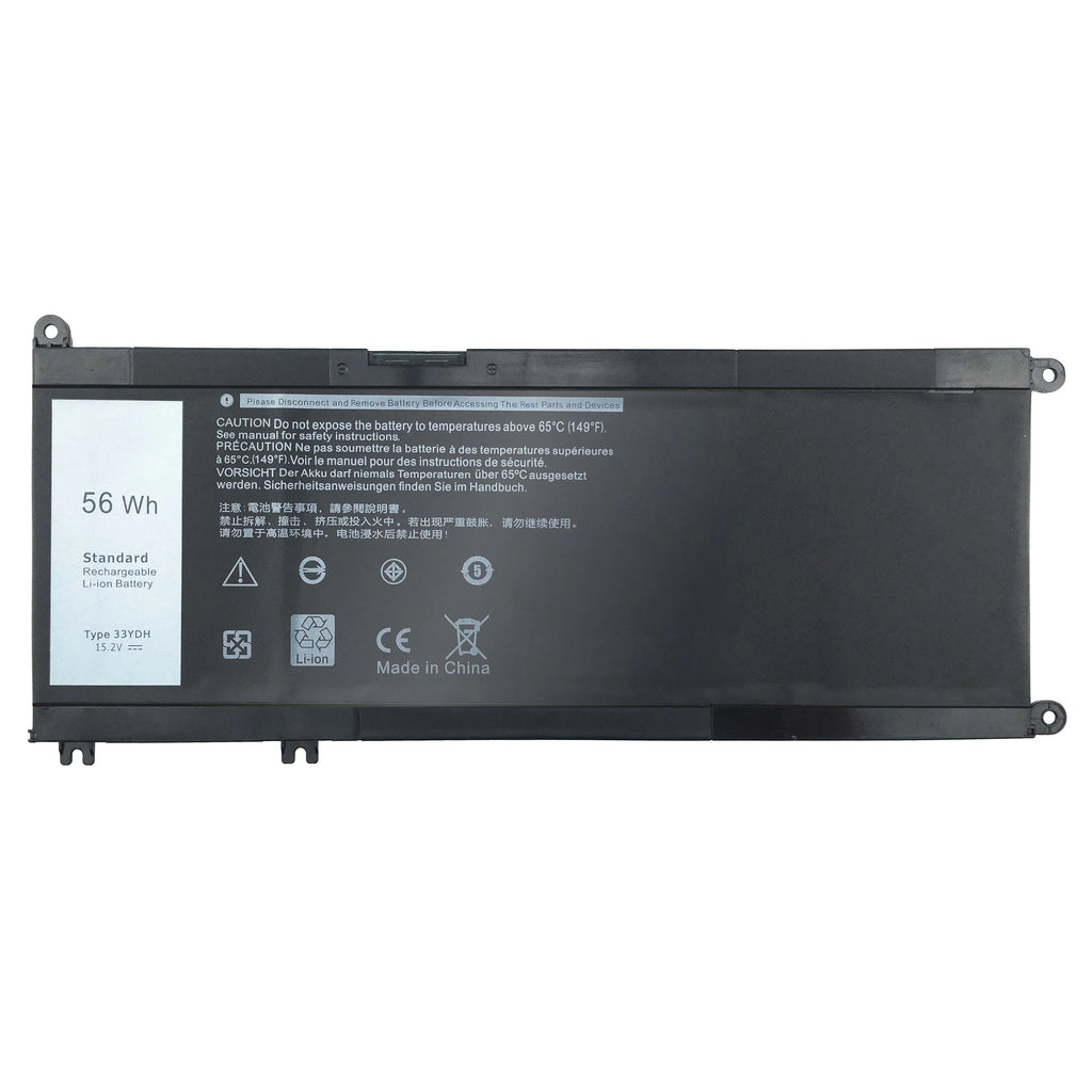 15.2V 15 battery 33YDH inspiron 7586 Battery 56Wh Dell for 7000