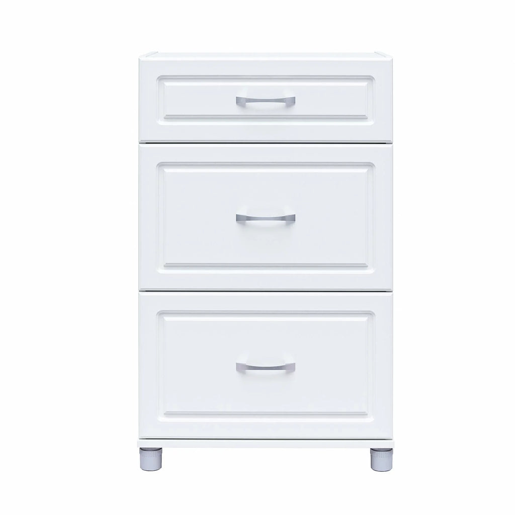 Kendall Garage Cabinet, White Evolution 3 Systembuild Storage 24" Base Drawer