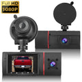 Camera IPS Monitor Wide 1080P Front Car Driving Angle, WDR, Dual Dashboard Car Recording, DVR Dash G-Sensor, Loop Parking and 2" 170° Recorder Vision, with Inside Screen, Night EEEKit with Car Cam,