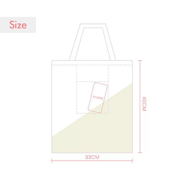 Canvas Tote Satchel Handbag Bag Lotus Shopping Pool Casual Lake