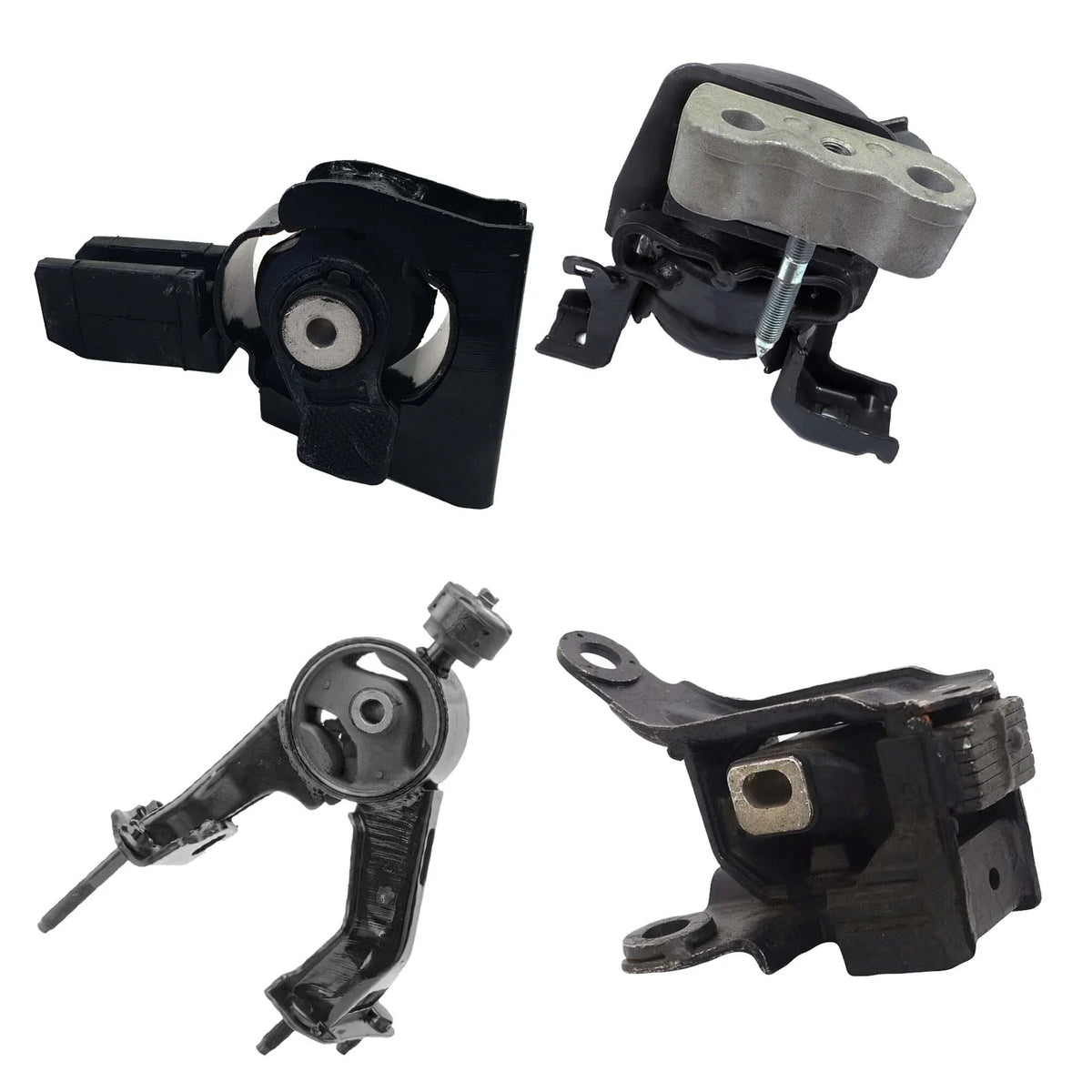 4PCS Set Advance CVT 2018 and for A42019 A62027 2014 2016 2019 Trans 2014-2019 Sedan Corolla 1.8L Toyota Mount A62023 2017 Compatible Auto 2015 Engine CF with A42026