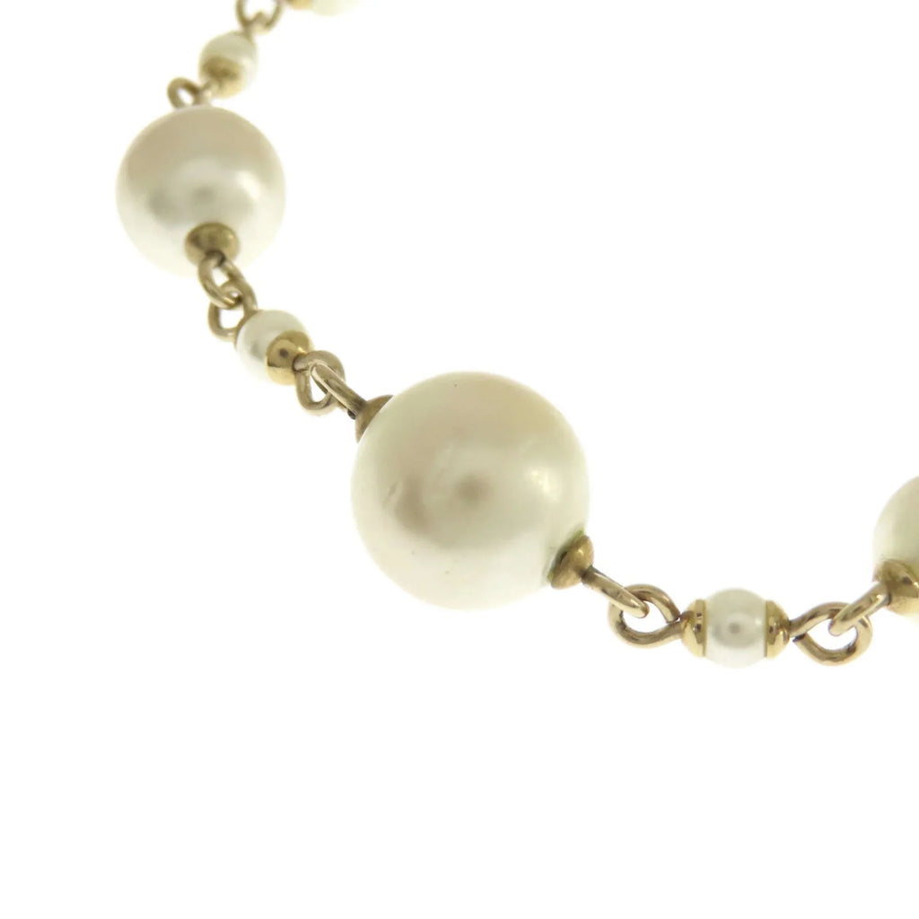 Mark Women Pearl CHANEL Pre-Owned Faux (Good) Bracelet Coco for