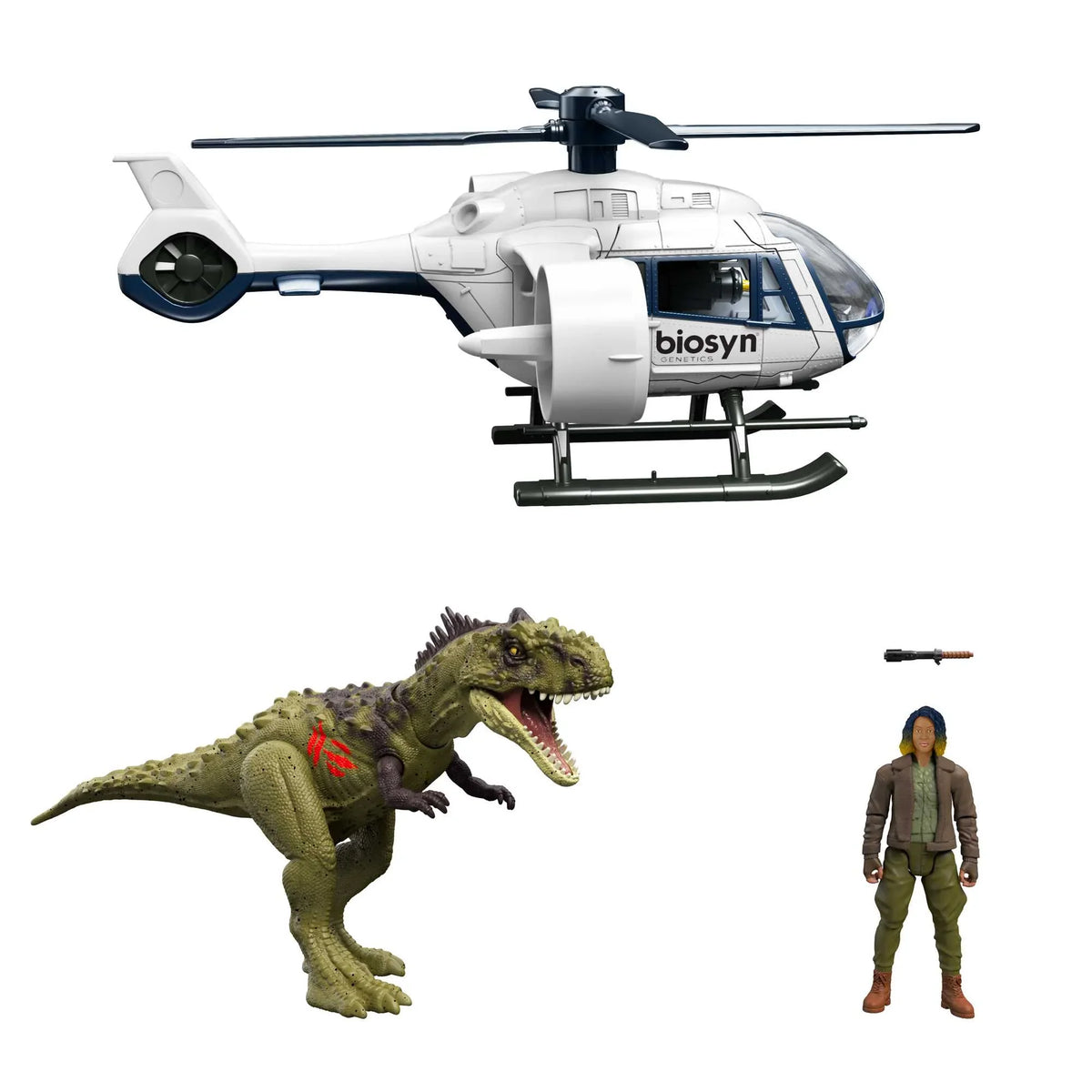 Copter Pack & Helicopter, Kayla DinosaurToy Figure Combat Dominion World Jurassic with Action