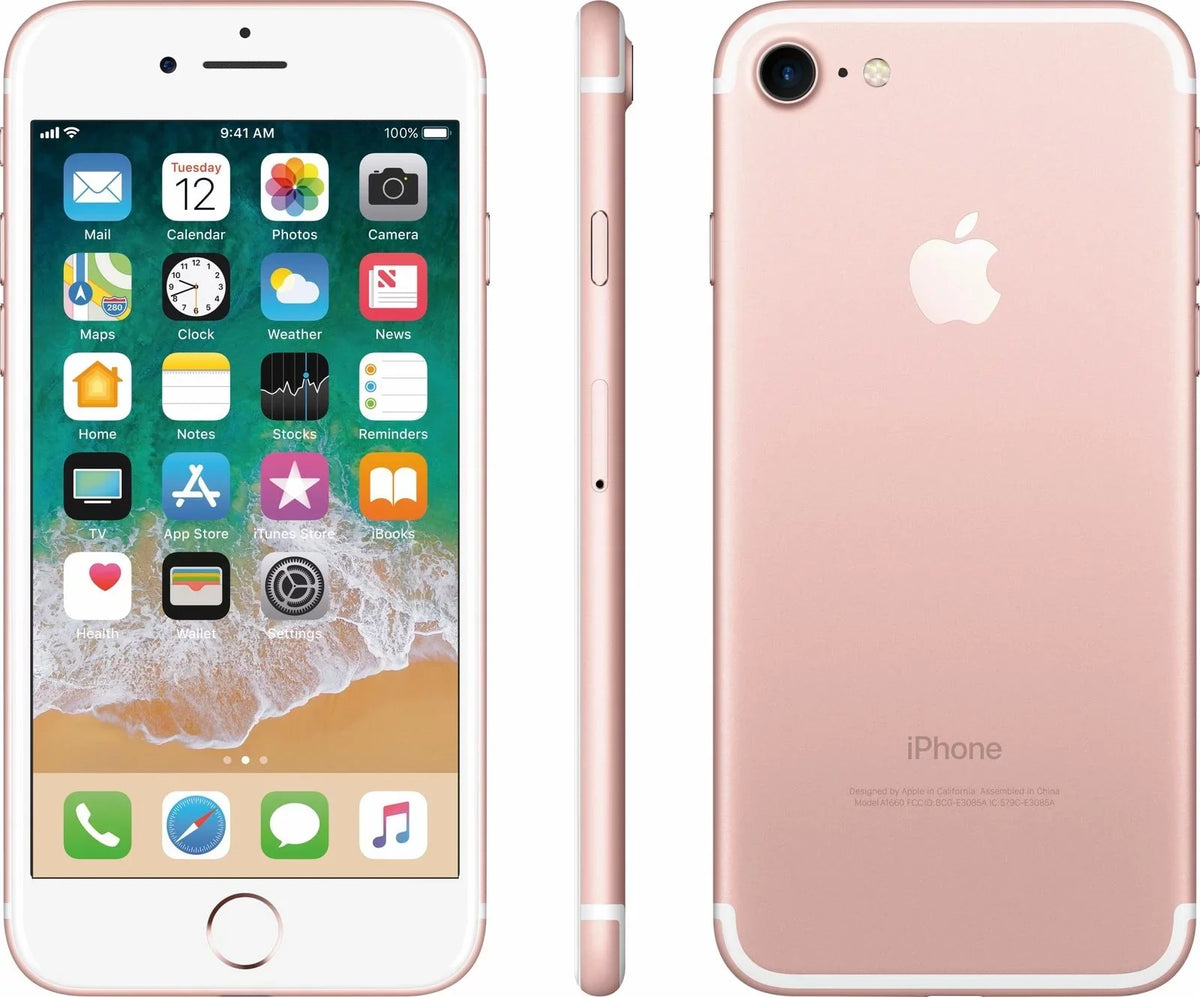 iPhone Unlocked Gold - (Refurbished) Rose 7 32GB, Restored GSM Apple