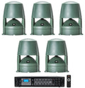 CONTROL Landscape JBL 85M Outdoor (5) Speakers+Amplifier 5.25" Commercial 70v