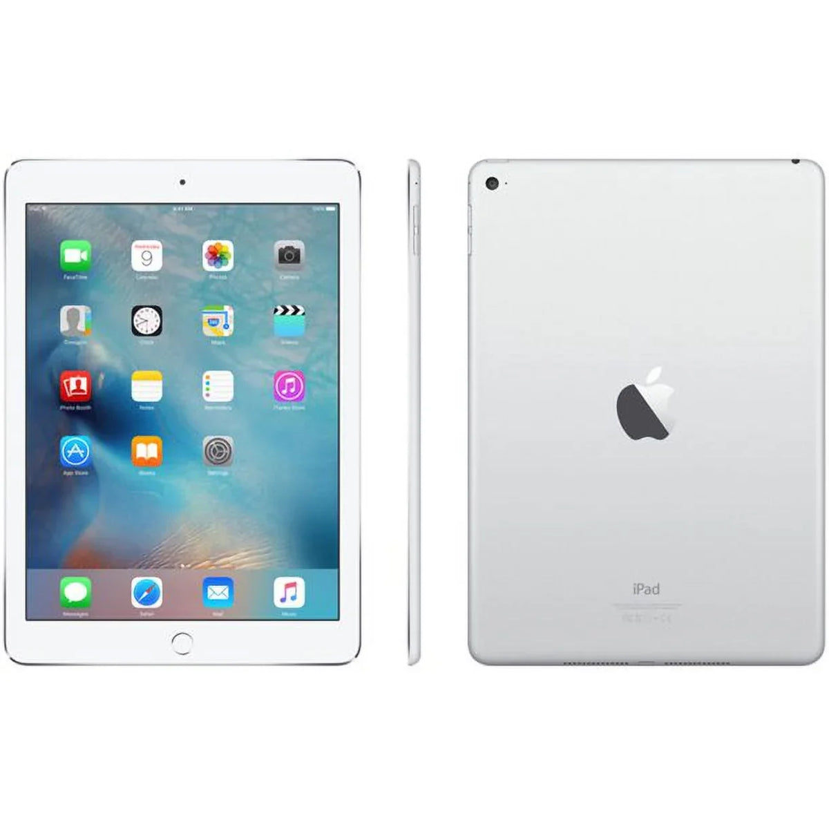 '- Good) - Air Only Apple iPad 128GB Pre-Owned Silver 2 (Refurbished: - WiFi