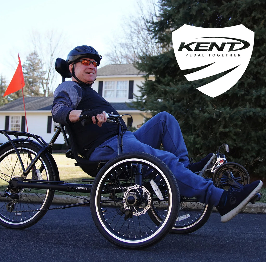 Bike, Bicycles Nova Black Unisex 24-inch Recumbent Kent