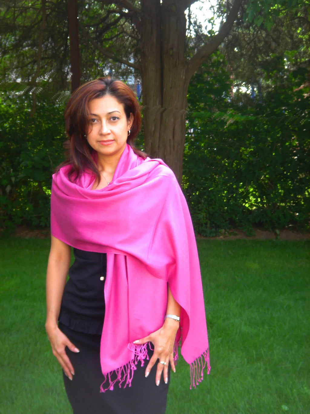 Scarf/Wool/Silk (Hot Regular Shawl/Cashmere Shawl/Shawls/Scarf/Scarves/Wrap/Stole/Muffler/Cape/Ruana/Blanket/Throw/Pashmina Pink Shawl)