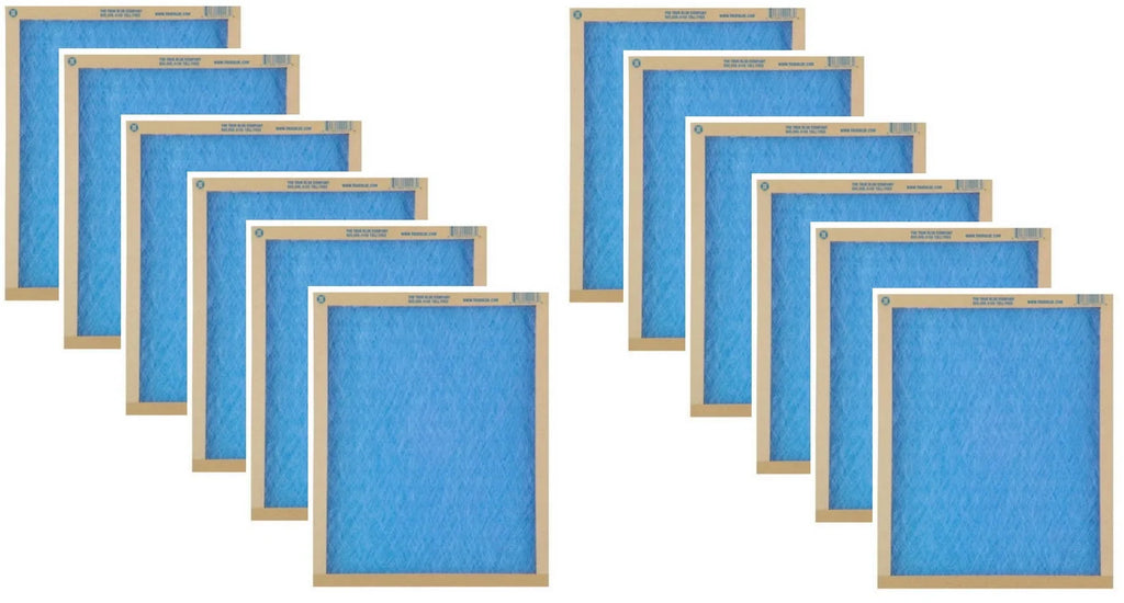 Panel Filter x Air 12 108301 Blue Flat Furnace Disposable Quantity Fiberglass 30" 2 Spun - True 8" MERV x of 1"