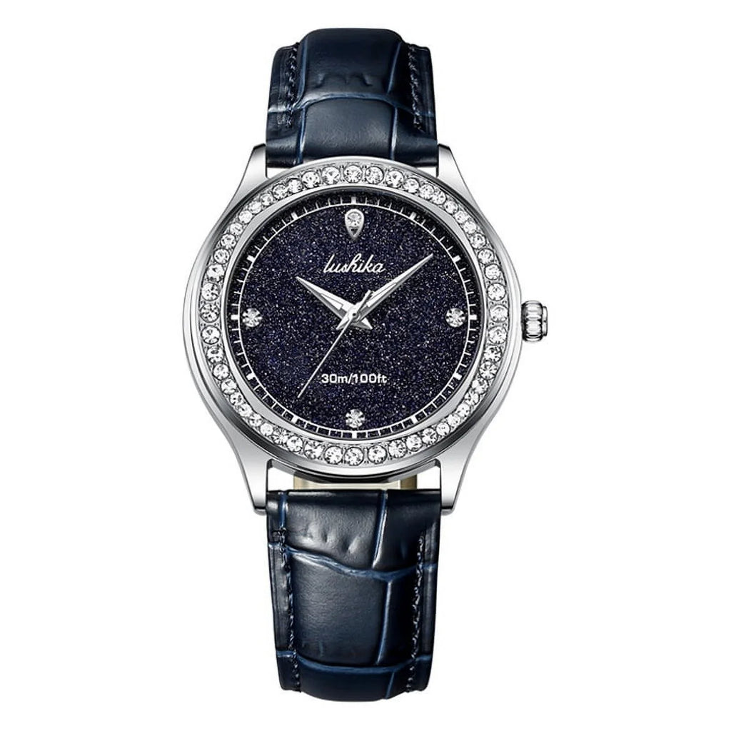 Starry wristwatch Waterproof Quartz Light Ladies Luxury