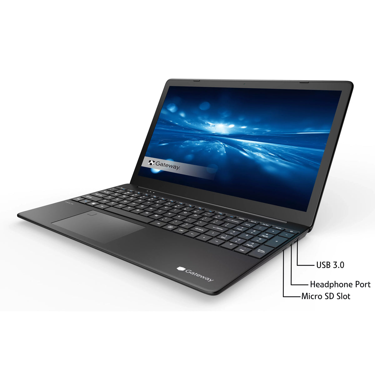 FHD Xe Iris Intel Black Restored i5-1135G7 (Refurbished) 15.6" 512GB Home Win Graphics SSD Gateway 16GB GWTN156-9BK RAM 10 2.4GHz