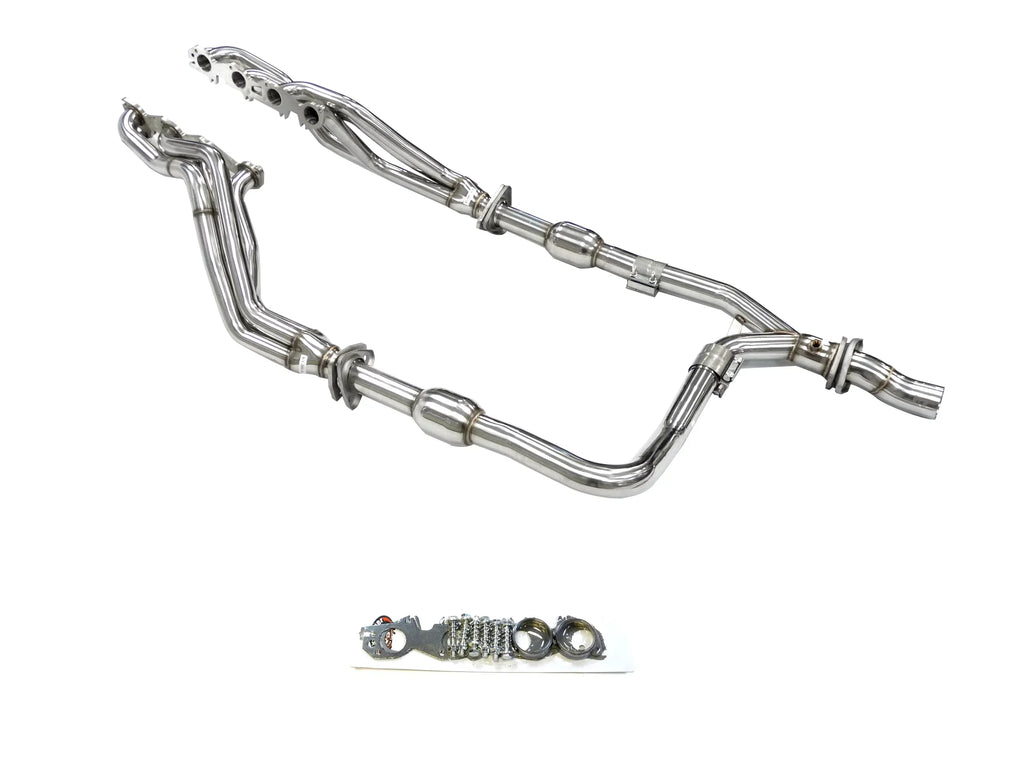 1500 Steel Ram 5.7L Header 4WD Dodge 03 thru By MHP Stainless Long For 04 HEMI Fitment Tube