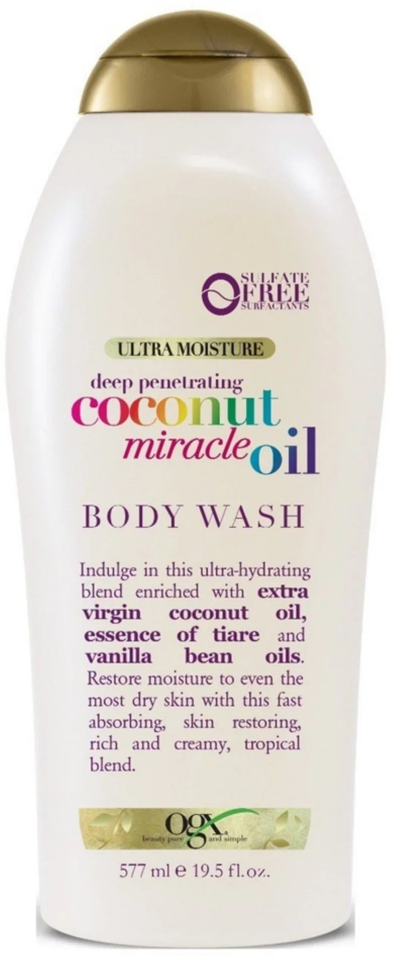 Body Creamy Wash Extra Sulfate 19.5oz, Free, 3-Pack Ogx Oil, Coconut +