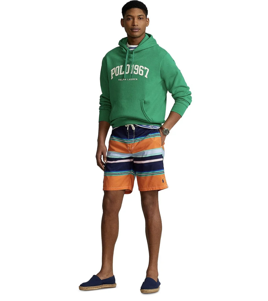 Size Polo Lauren Trunks Ralph Fit Kailua Swim Orange Men's Small Classic