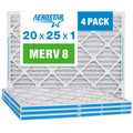 20x25x1 4 8, 20x25x1, Filter, Box of Aerostar MERV Air
