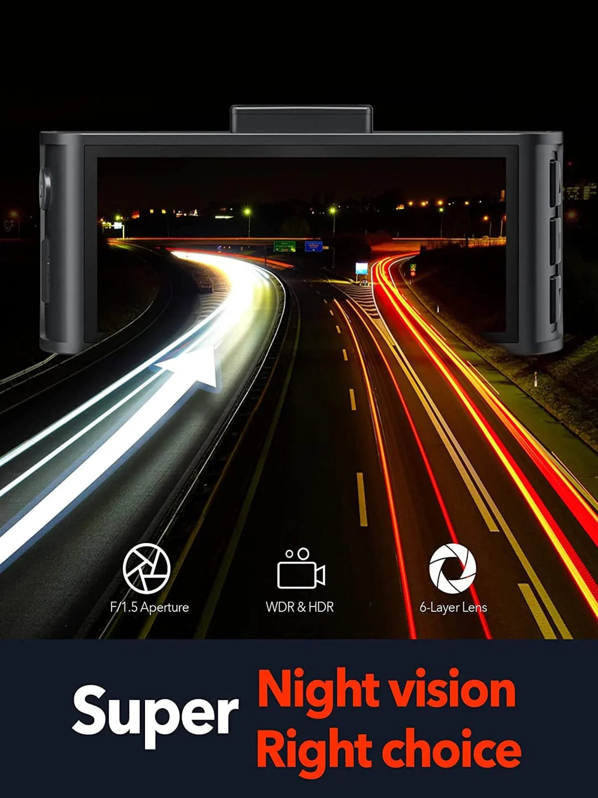 Type-C Cam Front with and Wi-Fi, Hardwire Dash GPS Camera, Kit 4K