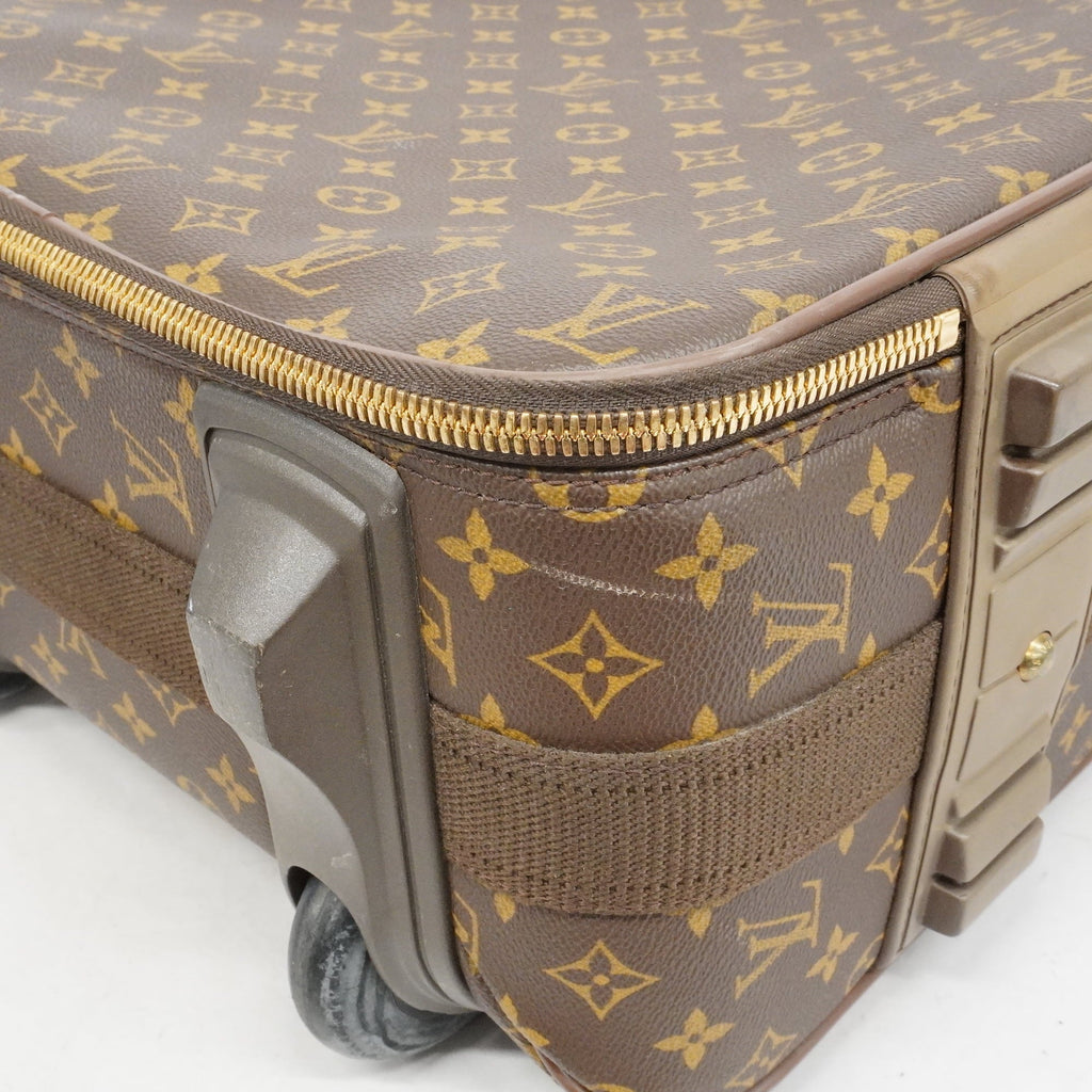 M23294 Monogram Carry Used 55 Case Auth Pegas Vuitton Louis