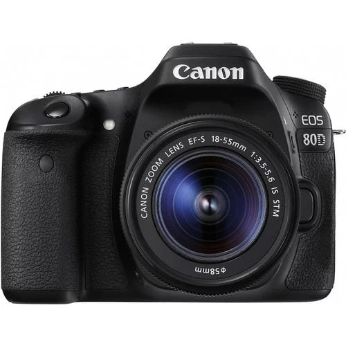 Expo 18-55mm 80D + Canon Kit Camera 64GB Lens EOS DSLR with Advanced